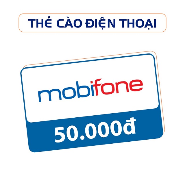 Thẻ cào điện thoại Mobifone 50k miễn phí, Free card SLL