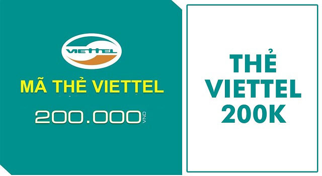 Tặng thẻ cào điện thoại Viettel 200k miễn phí, Free Card còn số Seri