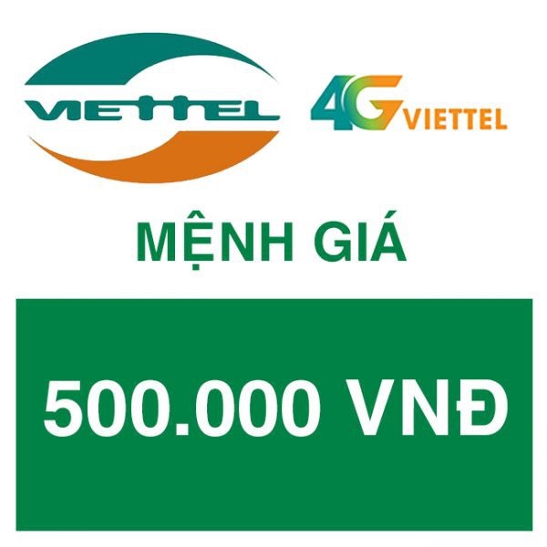 Thẻ cào điện thoại Viettel 500k miễn phí, Free Card SSL