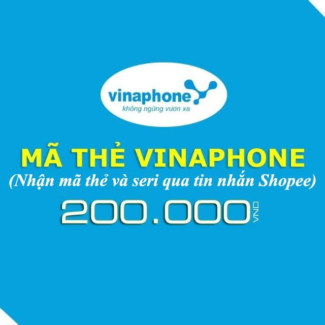 Thẻ cào điện thoại Vinaphone 200k miễn phí, Free Card SLL
