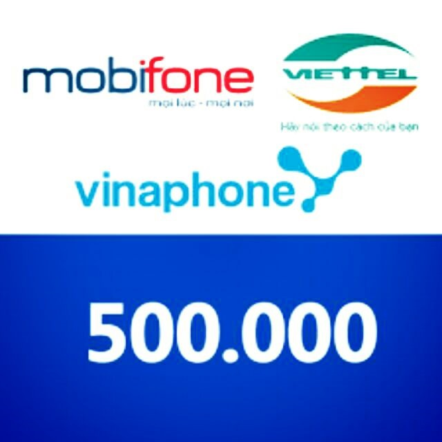 Thẻ cào điện thoại Vinaphone 500k miễn phí, Free Card SLL