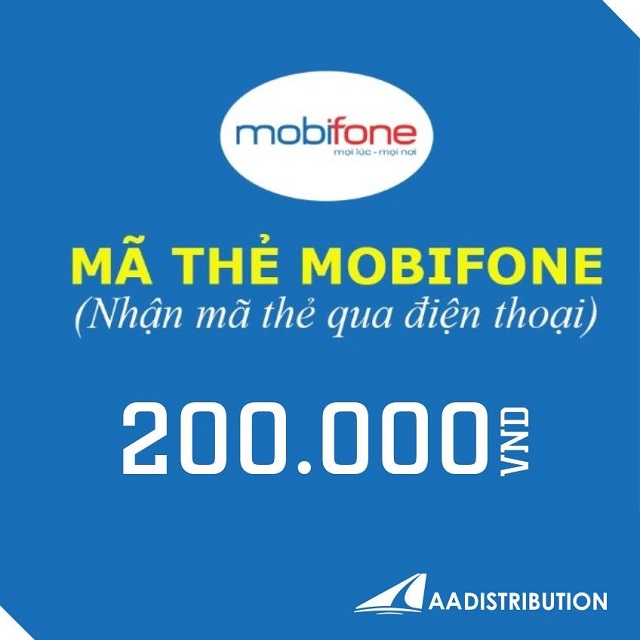 Thẻ cào điện thoại Mobifone 200k miễn phí, Free card SLL