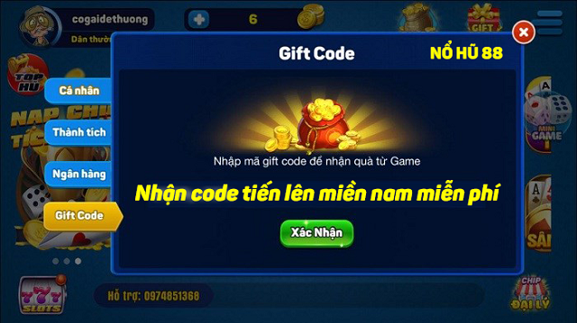 #550 Gift Code Game Tiến Lên Miền Nam Free mới nhất 2021 [Update 1h trước]