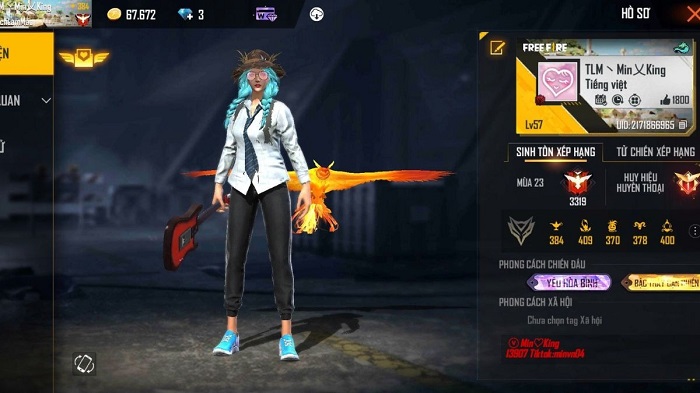 Tặng 100+ Acc Free Fire miễn phí Vip đăng nhập bằng Facebook
