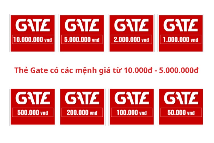 Tặng 250+ Thẻ Gate 50K, 100K, 200K Miễn Phí, Free Card Gate SLL