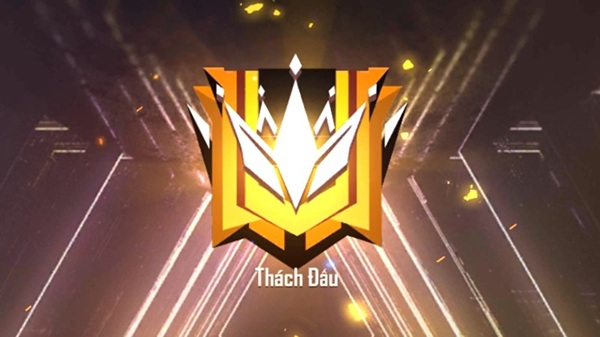 Hình ảnh thách đấu FF - Logo hình nền rank 5 sao