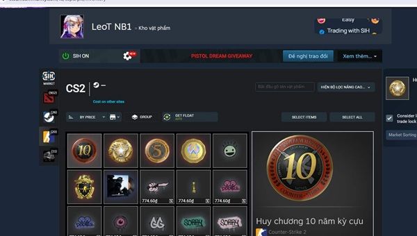 Acc CSGO miễn phí - Nick cộng đồng 2025!