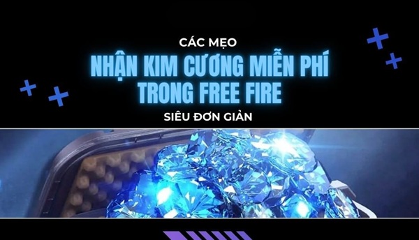 Nhận kim cương miễn phí trong Free Fire - Hướng dẫn nhận KC free 2025
