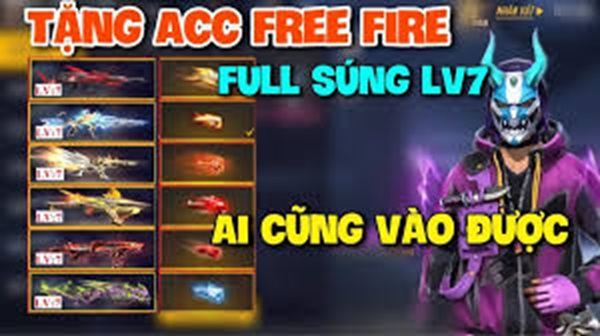 Tặng acc FF miễn phí - Nick chưa ai lấy 2025